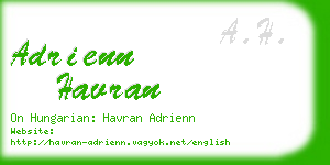 adrienn havran business card